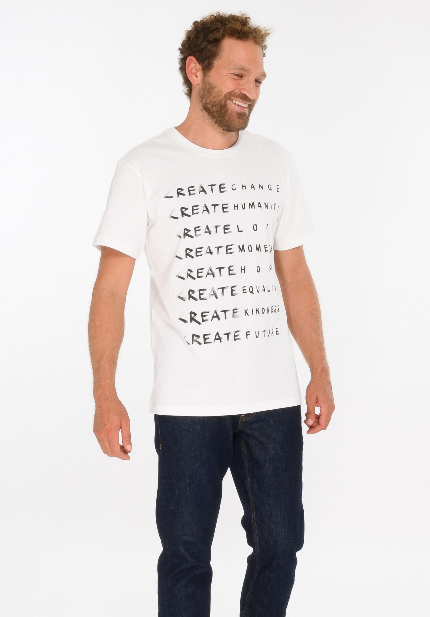 TT02 T-Shirt CREATE off white (GOTS)