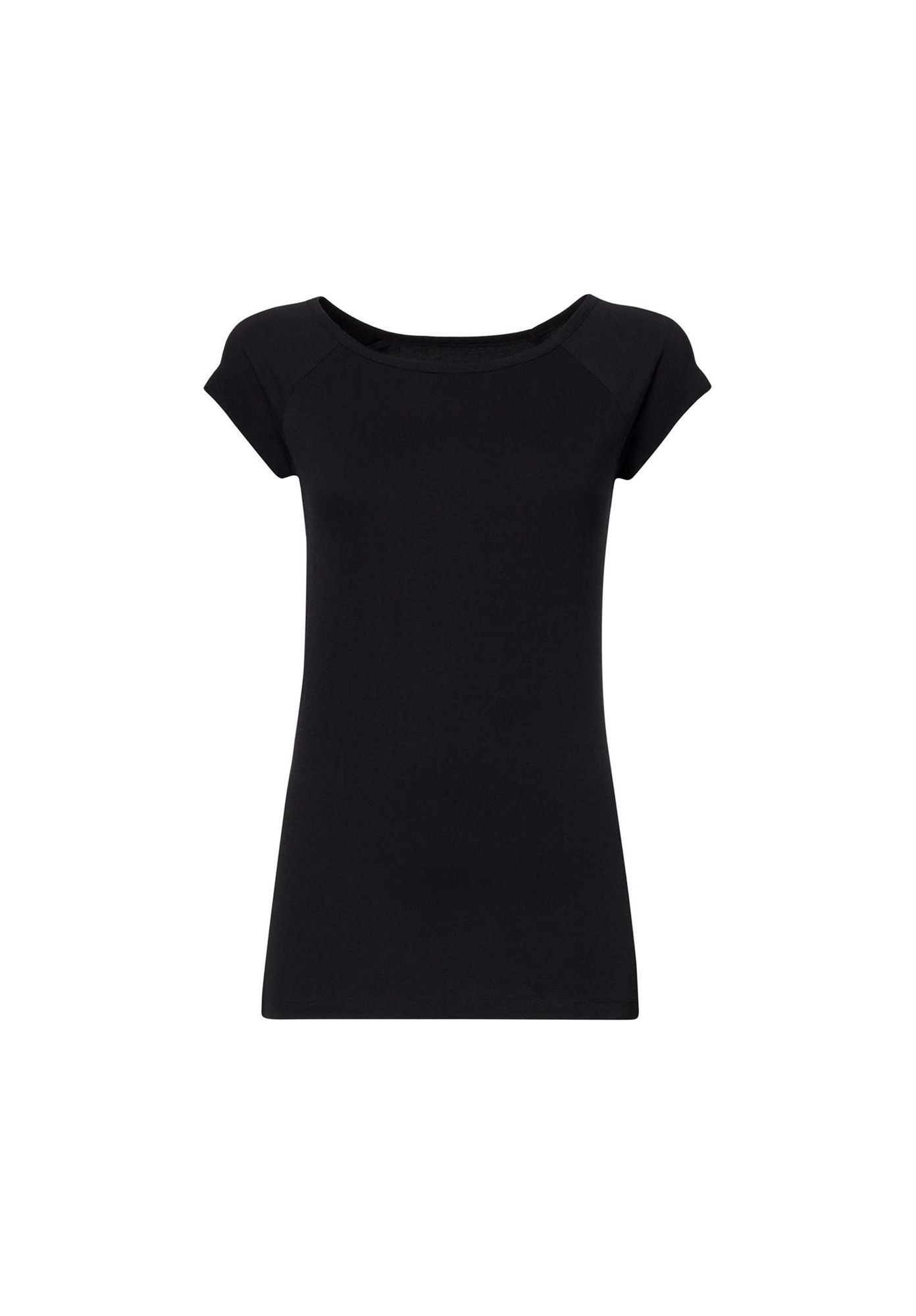 BTD04 Cap Sleeve 2.0 Black (GOTS)