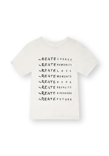 TT02 T-Shirt CREATE off white (GOTS)