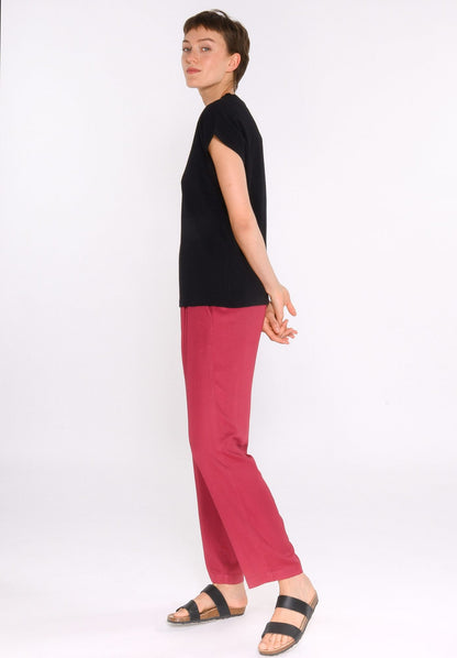 TT75 Boxy T-Shirt Structured black (GOTS, vegan)