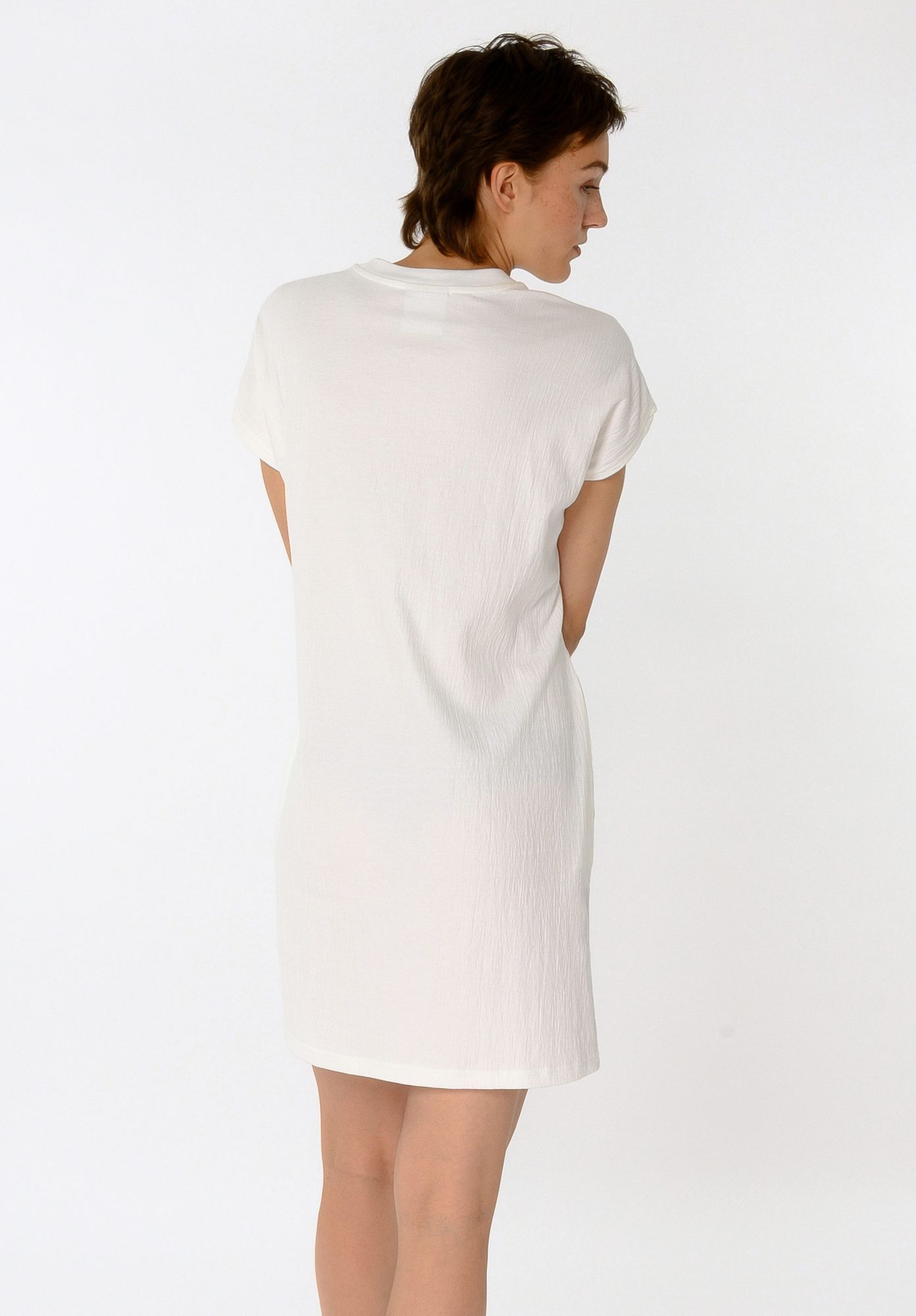 TT76 Boxy Shirt Dress STRUCTURED (GOTS)