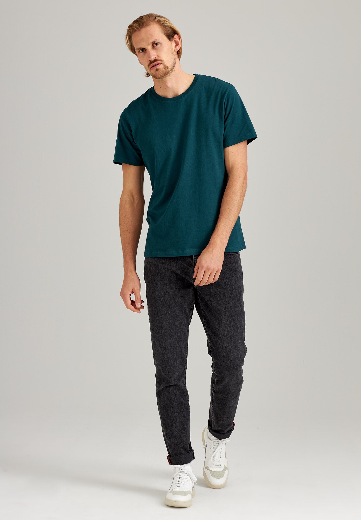 TT02 T-Shirt deep teal (GOTS, vegan)