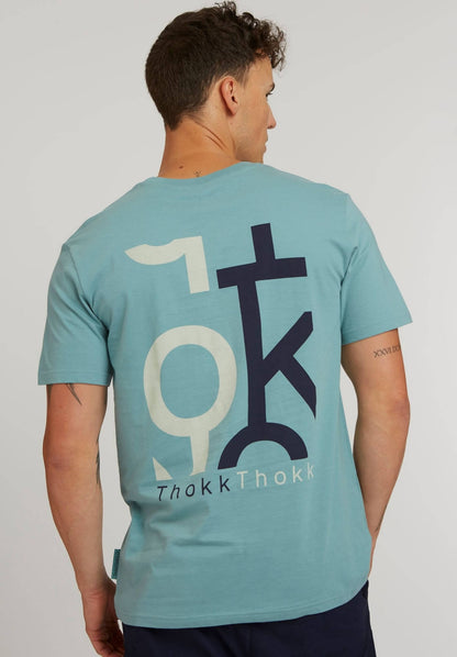 TT02 T-Shirt Five Letters soft moss (GOTS, vegan)