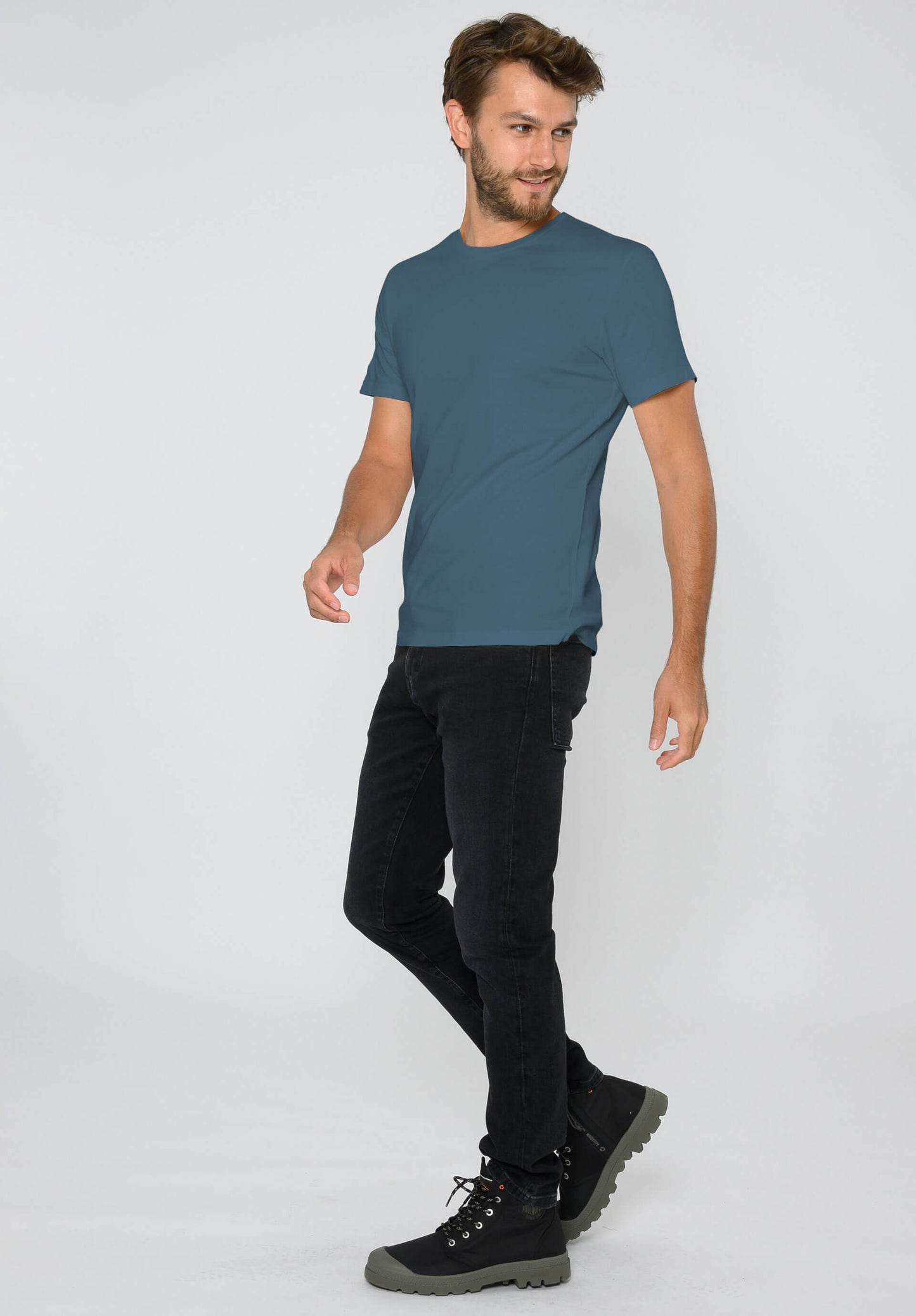 TT02 T-Shirt sea blue (GOTS, vegan)