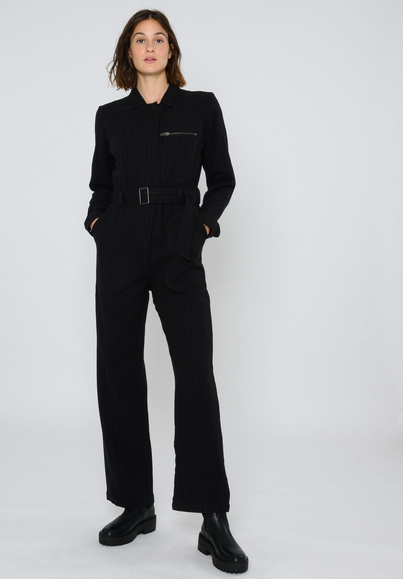 TT56 Jumpsuit PINSTRIPE (GOTS)