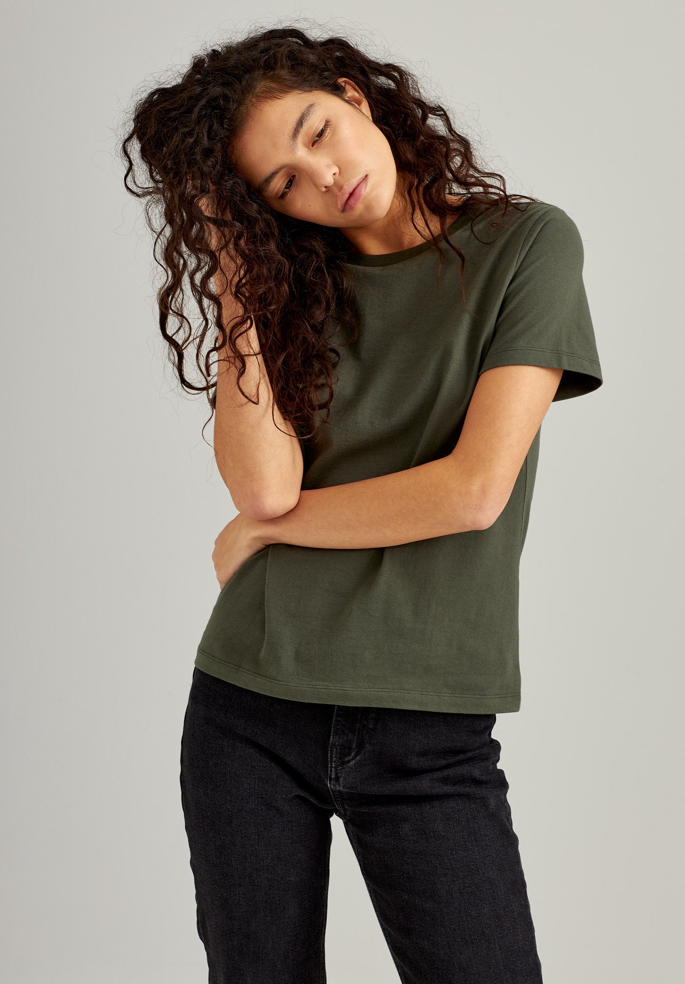 TT85 T-Shirt moss (GOTS, vegan)